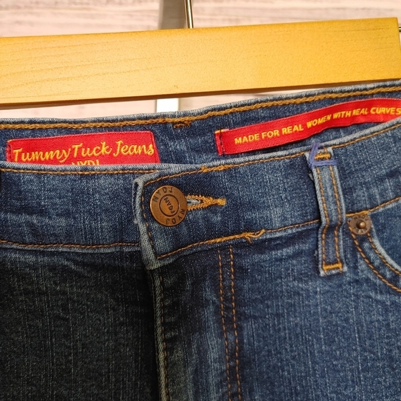 Nydj Tummy Tuck Bootcut Jeans 8p - Picture 3 of 14